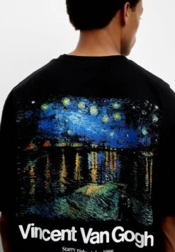 PULL & BEAR Vincent Van GoghT-Shirt Con StampaBlack Uomo T-shirt E Polo PUC22O1OV-Q11 -Pull & Bear 45e2984e1ae94f66acaeb7428b32e924