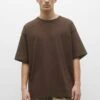 PULL & BEAR Heavy WeightT-Shirt BasicMottled Brown Uomo T-shirt E Polo PUC22O1BR-O11