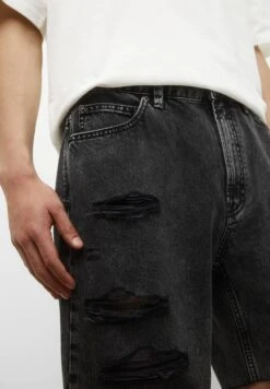 PULL & BEAR Bermuda - Shorts Di Jeans - Dark Grey -Pull & Bear 475a789331684586ac096ceb63e0e129