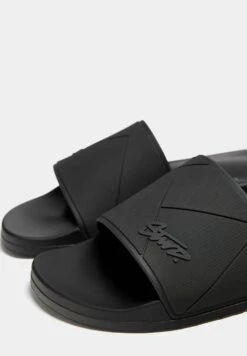 PULL & BEAR Gummierte StwdCiabatte Da MareBlack Uomo Scarpe Aperte PUC12G01J-Q11 -Pull & Bear 48ded5c2a39b446c8f833edb485a8529