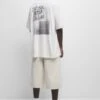 PULL & BEAR Short Sleeve StwdT-Shirt Con StampaWhite Uomo T-shirt E Polo PUC22O1PA-A11