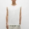 PULL & BEAR Basic Coloured StrappyTopWhite Uomo T-shirt E Polo PUC22O1LI-A11