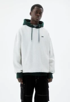 PULL & BEAR ContrastFelpa Con CappuccioDark Grey Uomo Maglieria E Felpe PUC22S0QW-C11