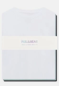 PULL & BEAR Pack Of 3 - T-Shirt Basic - Turquoise -Pull & Bear 4afada4bcc5b409eb33010341d36e961