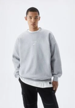 PULL & BEAR Lettering - Felpa - Dark Grey