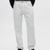 PULL & BEAR Wide - Jeans Baggy - White