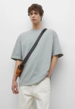 PULL & BEAR Oversize Short SleeveT-Shirt BasicBlue Grey Uomo T-shirt E Polo PUC22O1K0-K12 -Pull & Bear 4c9ec3c613c340ac852958529e6cb5f3