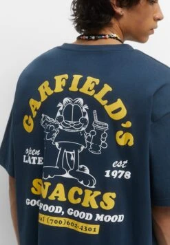 PULL & BEAR GarfieldShort Sleeve T-Shirt Con StampaDark Blue Uomo T-shirt E Polo PUC22O1PY-K11 -Pull & Bear 4d3956b7710f4459887f635df1da0e37