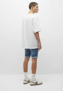 PULL & BEAR Shorts Di JeansBlue Denim Uomo Jeans PUC22F0BJ-K11 -Pull & Bear 4d3acec0fe6a4533a2092e3c77b973b4