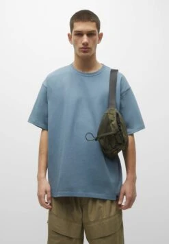PULL & BEAR Heavy WeightT-Shirt BasicBlue Uomo T-shirt E Polo PUC22O1BR-K11