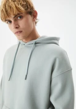 PULL & BEAR Basic ColouredFelpa Con CappuccioLight Green Uomo Maglieria E Felpe PUC21009J-M12 -Pull & Bear 4dd13cd24b6d4b018892388137fcecdd