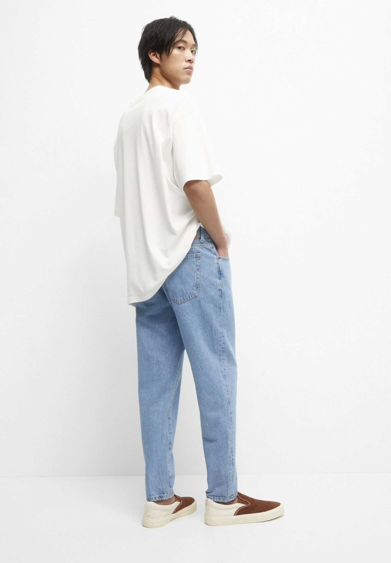 PULL & BEAR Coloured Standard - Jeans Slim Fit - Stone Blue Denim 3 PULL & BEAR Coloured Standard - Jeans Slim Fit - Stone Blue Denim - immagine 3