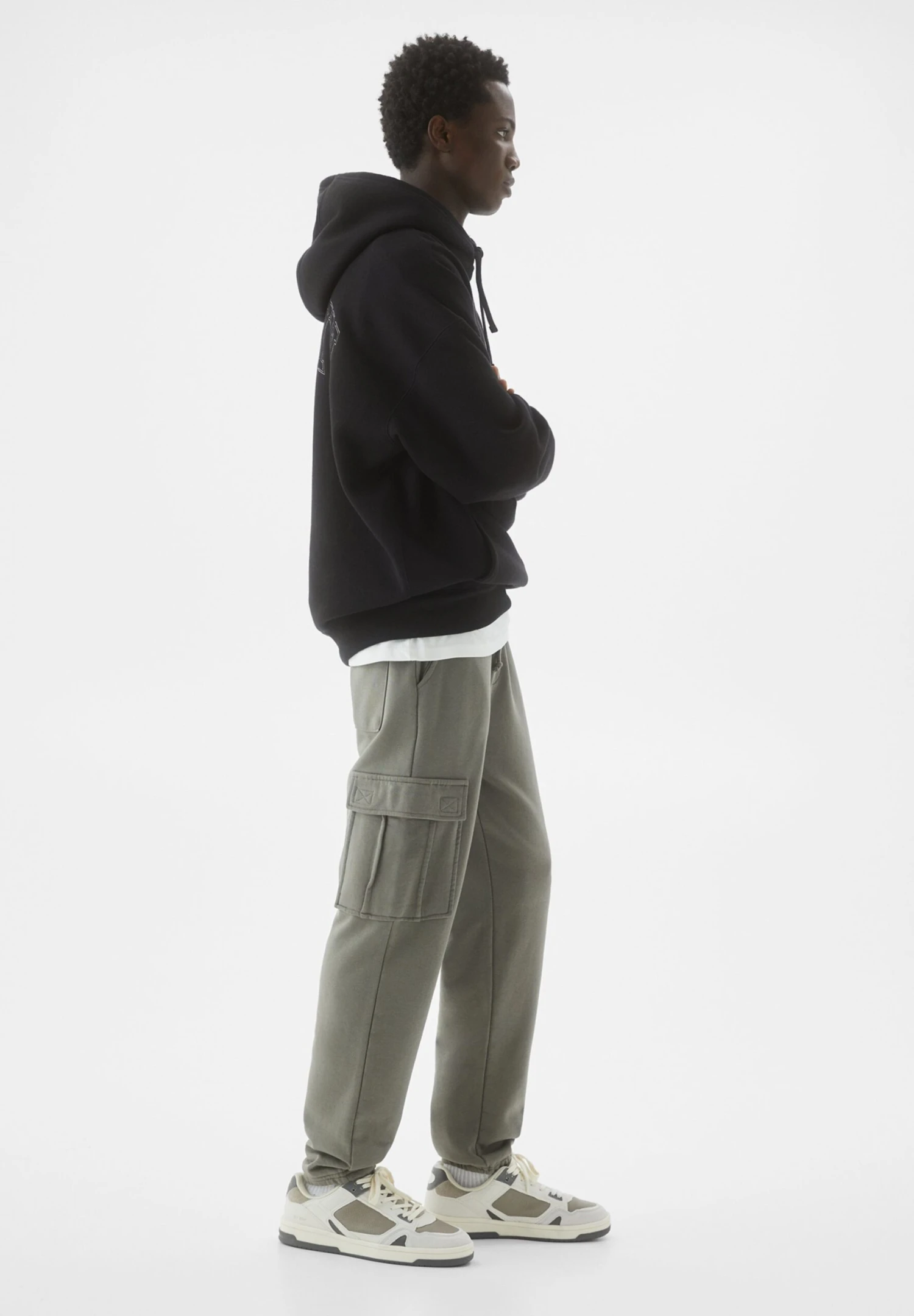 PULL & BEAR Joggers - Pantaloni Cargo - Khaki 6 PULL & BEAR Joggers - Pantaloni Cargo - Khaki - immagine 6