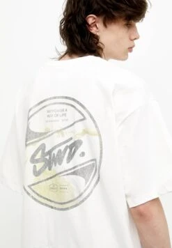 PULL & BEAR The Creation Of Adam License StwdT-Shirt BasicWhite Uomo T-shirt E Polo PUC22O1MN-A11 -Pull & Bear 50639b3c66ce402182fa31159b217b41