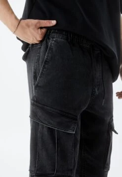 PULL & BEAR Jeans BaggyBlack Uomo Jeans PUC22E0F6-Q11 -Pull & Bear 51e82ce14f974b31b054b6c5cd771b4f