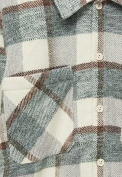 PULL & BEAR Long Sleeve Checked CamiciaLight Green Uomo Camicie PUC22D0KJ-M11 -Pull & Bear 527ef94b177c45358e67221b8fef36f9