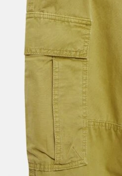 PULL & BEAR Baggy - Pantaloni Cargo - Khaki -Pull & Bear 52a6e54f38c6431f988bb1fbb7aaf587