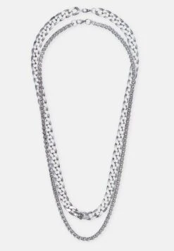 PULL & BEAR Wide Pack Of 2CollanaSilver Coloured Uomo Gioielli PUC52L02B-D11 -Pull & Bear 531a2423442b488fabebdc4169e0018d