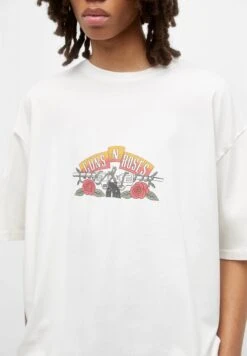 PULL & BEAR Guns N’ Roses T-Shirt Con StampaWhite Uomo T-shirt E Polo PUC22O1N7-A11 -Pull & Bear 53bcc3d1542c4770901dfb65542d3783