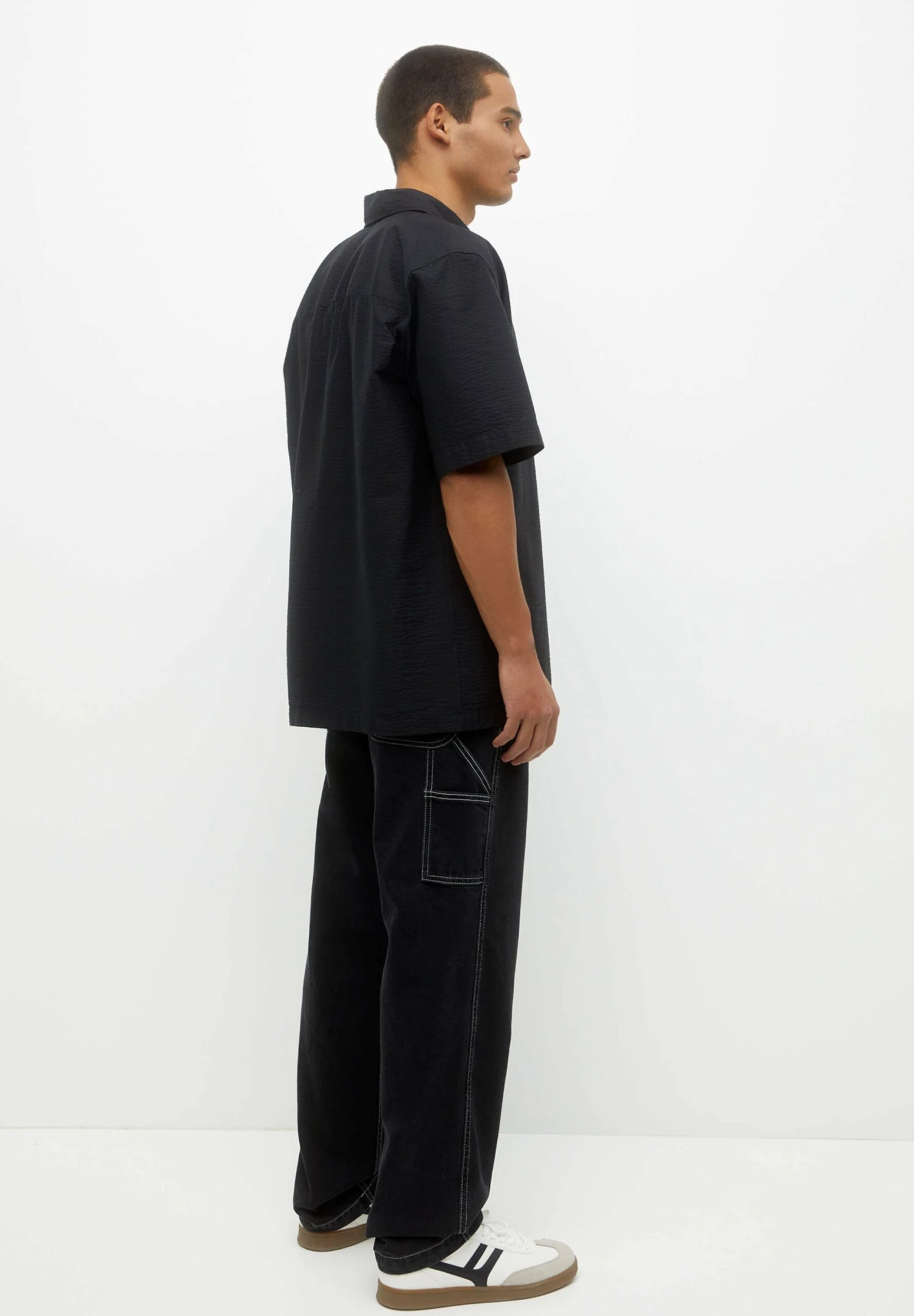 PULL & BEAR CarpenterJeans A SigarettaBlack Uomo Jeans PUC22G0OR-Q11 5 PULL & BEAR CarpenterJeans A SigarettaBlack Uomo Jeans PUC22G0OR-Q11 - immagine 5