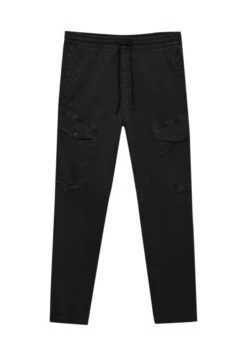 PULL & BEAR With PocketsPantaloni SportiviBlack Uomo Pantaloni PUC22E0EV-Q11 -Pull & Bear 54c30ee564ee45049db313f418dd1346