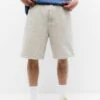 PULL & BEAR Wide-Leg Bermuda - Shorts Di Jeans - Sand