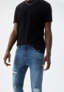 PULL & BEAR Jeans Skinny FitDark Blue Denim Uomo Jeans PUC22G0PT-K13 -Pull & Bear 5756eac3e0cf452ea58b4df2ebeaed9e
