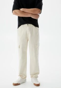 PULL & BEAR Wide-LegPantaloni CargoBeige Uomo Pantaloni PUC22E0EO-B11