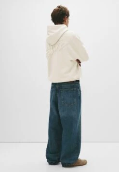 PULL & BEAR STWD PATCH - Felpa Con Cappuccio - Sand -Pull & Bear 57eb2f8d48974b0d8edcce7640a6796a