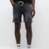 PULL & BEAR BermudaShorts Di JeansMottled Black Uomo Bermuda PUC22F0C6-Q11