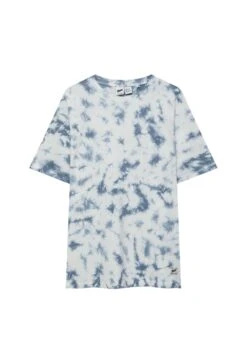 PULL & BEAR Tie-Dye - T-Shirt Con Stampa - Blue -Pull & Bear 5970e57e5e554dba80f6b8a2ea6349a4