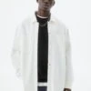 PULL & BEAR Long Sleeve CamiciaWhite Uomo Camicie PUC22D0KI-A11