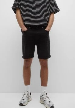 PULL & BEAR BermudaShorts Di JeansBlack Denim Uomo Jeans PUC22F0BN-Q11