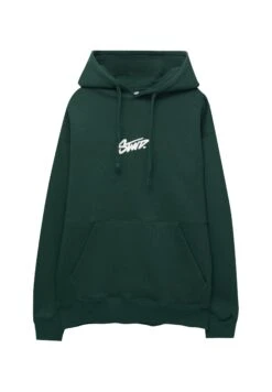 PULL & BEAR LogoFelpa Con CappuccioDark Green Uomo Maglieria E Felpe PUC22S0QL-M11 -Pull & Bear 5a7097eec75d4766b01299fd300fcdac