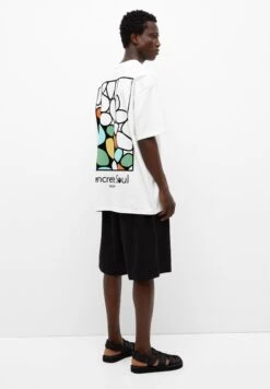 PULL & BEAR With SloganT-Shirt Con StampaWhite Uomo T-shirt E Polo PUC22O1MQ-A11 -Pull & Bear 5b18109932d249dba4b098e5a240d528