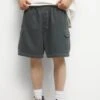PULL & BEAR Bermuda With Seam Detail - Shorts - Green