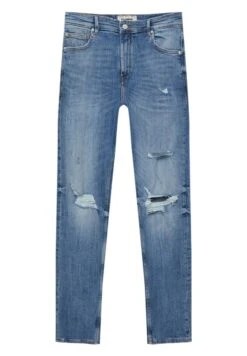 PULL & BEAR Jeans Slim FitStone Blue Denim Uomo Jeans PUC22G0PO-K12 -Pull & Bear 5d704b1465a74e20b416eeb000ec1142