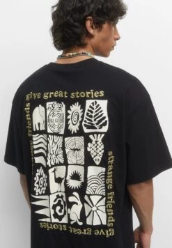 PULL & BEAR Short Sleeve With PrintT-Shirt Con StampaBlack Uomo T-shirt E Polo PUC22O1Q5-Q11 -Pull & Bear 5eca783776754c78bc59c65a720a1d32