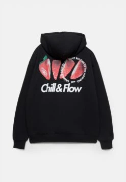 PULL & BEAR STWD STRAWBERRY - Felpa - Black -Pull & Bear 6015119c7acc4d6c986093222365a874