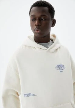 PULL & BEAR Garment DyeFelpa Con CappuccioBeige Uomo Maglieria E Felpe PUC22S0QN-B11 -Pull & Bear 6090ff8f33f847c7ae59ea89b75a2326