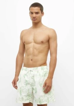 PULL & BEAR Tie-Dye Print- Shorts Da Mare - Mint