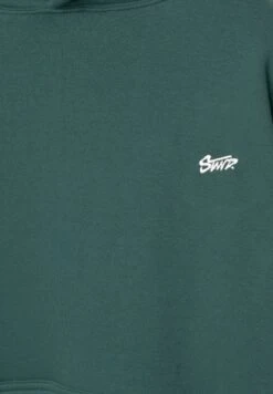 PULL & BEAR STWD EMBROIDERED LOGO - Felpa Con Cappuccio - Green -Pull & Bear 610f2e27272e47228d314ec69f6b93d0