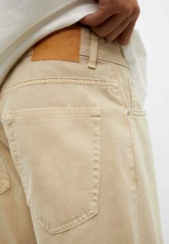 PULL & BEAR Wide Leg- Jeans Baggy - Ochre -Pull & Bear 6127fa31993e46cd96bb25d3dbc4bf98