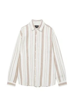 PULL & BEAR Striped Long SleeveCamiciaBeige Uomo Camicie PUC22D0KF-B11 -Pull & Bear 617c59d8fe10412db708e1ea0a4681b7