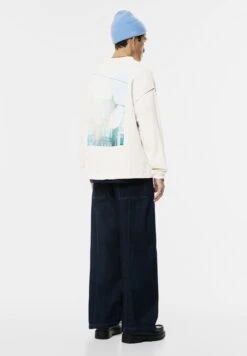 PULL & BEAR BOXY FIT - Felpa - White -Pull & Bear 61d4297e2ba84cfd94b2e6c90a35aace