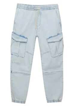 PULL & BEAR Basic Cargo Jeans Tapered FitLight Blue Denim Uomo Jeans PUC22G0ON-K11 -Pull & Bear 6243c817606442a59e46a0428dc4fb2b