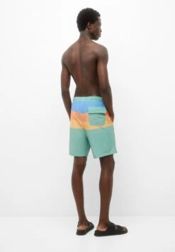 PULL & BEAR With Colourful Stripes - Costume Da Bagno - Green -Pull & Bear 626e4c79b73844bfa1304a4f2ad7660f