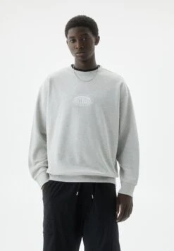 PULL & BEAR Detroit VarsityFelpaGrey Uomo Maglieria E Felpe PUC22S0R6-C11