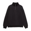 PULL & BEAR NECK ZIP-UP - Felpa - Black