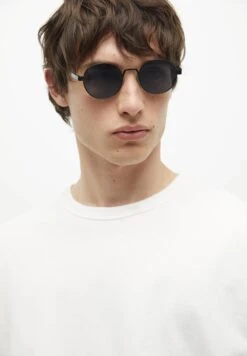 PULL & BEAR Round Occhiali Da SoleBlack Uomo Occhiali Da Sole PUC52K012-Q11